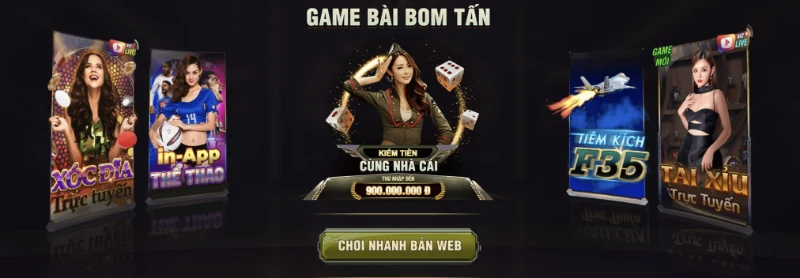 Các game bài bom tấn được cung cấp bởi B52Club